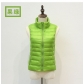 2019 autumn and winter down vest ladies stand collar casual light short vest vest liner down jacket coat female