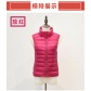 2019 autumn and winter down vest ladies stand collar casual light short vest vest liner down jacket coat female