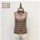 2019 autumn and winter down vest ladies stand collar casual light short vest vest liner down jacket coat female