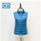 2019 autumn and winter down vest ladies stand collar casual light short vest vest liner down jacket coat female