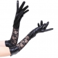 European and American style patent leather lace sexy gloves sexy bride knot wedding ceremony banquet gloves