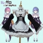 Life in a different world from scratch Rem Remram cosplay women's maid clothes maid outfit multi-size