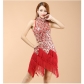 Latin sequin tassel costumes, stage costumes, adult stage costumes, square dance dance costumes