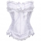 Satin sculpting clothing, court lace, lace folds, classic European and American ladies' slimming underwear