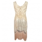 1920 retro sequin fringed dress skirt beaded fringed dress explosion models high-end banquet dress