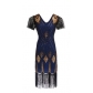 Hot selling European and American high-end sequin dress costume 1920 retro sequin dress