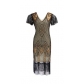 Hot selling European and American high-end sequin dress costume 1920 retro sequin dress