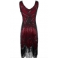 1920 retro sequin fringed dress skirt beaded fringed dress explosion models high-end banquet dress