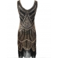 1920 retro sequin fringed dress skirt beaded fringed dress explosion models high-end banquet dress