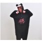 Fleece violent bear animal cartoon one-piece pajamas long-sleeved couple pajamas autumn and winter performance home service