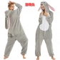 Flannel new rogue rabbit animal one-piece pajamas new listing men and women autumn and winter home service