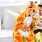 Animal deer one-piece pajamas cartoon home clothes parent-child autumn winter