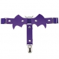 European and American punk rock bat PU leather garter belt Street dance club bar sexy leg ring foot ring garter clip