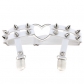 Europe and America Harajuku Punk Love Heart-shaped Leather Handmade Rivet Punk Hip-hop Leg Ring Foot Ring Garter Belt