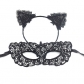 Halloween sexy lace headband half-face party mask masquerade sexy suit