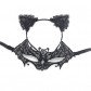 Halloween sexy lace headband half-face party mask masquerade sexy suit