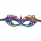 Halloween mask bronzing lace mask masquerade party half face sexy eye mask pointed color mask
