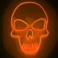 Hot sale explosion white skull head glow cold light Halloween mask led ghost head horror atmosphere