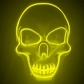 Hot sale explosion white skull head glow cold light Halloween mask led ghost head horror atmosphere