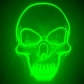 Hot sale explosion white skull head glow cold light Halloween mask led ghost head horror atmosphere