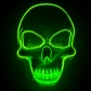 Hot sale explosion white skull head glow cold light Halloween mask led ghost head horror atmosphere