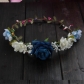 Fashion girl wreath headwear hair accessories rose wreath headband seaside holiday simulation flower bridesmaid decoration