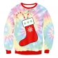 2020 Christmas plus size women's round neck loose pullover women's sweater tops in Europe and America