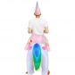 Valentine's Day Adult Cartoon Animal Color Unicorn School Games Event Performance Halloween Inflatable Clothing