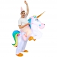 Valentine's Day Adult Cartoon Animal Color Unicorn School Games Event Performance Halloween Inflatable Clothing