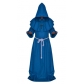 Costume medieval monk clothes monk robe wizard clothes priest clothes Christian five-color optional