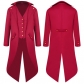 New European and American men's clothing Medieval retro clothing men's mid-length punk retro tuxedo