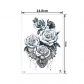 Waterproof eco-friendly flower arm tattoo stickers half arm big flower arm tattoo