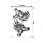 Waterproof eco-friendly flower arm tattoo stickers half arm big flower arm tattoo