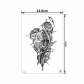 Waterproof eco-friendly flower arm tattoo stickers half arm big flower arm tattoo