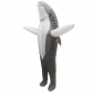 Halloween blue gray shark inflatable clothing adult dance party performance clothing holiday event clothing birthday party