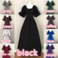 New party long-sleeved round neck belt irregular lady dress Halloween costume