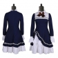 High Neck Flare Sleeve Colorblock Bow Lolita Dress