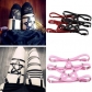 Japan Harajuku Cosplay Anime Sexy Leg Ring Garter Belt Handmade Five-Star Street Dance Leather Foot Ring