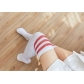 Sexy hot drill over the knee socks striped women's long tube garter drill socks European and American high tube cotton socks