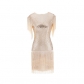 Explosion style hot sale European and American sequined dress costume 1920S retro sequined tassel dress