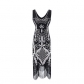 European and American women's 1920s retro sequin dress autumn and winter retro banquet dress