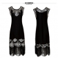 1920 retro sequin skirt beaded plus size fringed dress with high quality and high-end banquet dress
