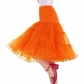 Net gauze fluffy long skirt European and American sexy stage dance skirt costume 70cm long