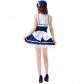 Blue sailor dress pettiskirt cute navy sailor skirt stage costumes