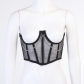 Chain support bust and waistband women 2021 European and American trend new style commuter slimming strappy girdle