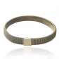 New spring men's arm ring metal elastic bracelet bracelet bartender casino sleeve solid non-slip cuff hoop
