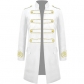 2021 new European and American men's coat solid color fashion steampunk retro men's uniform stand-up collar clothing