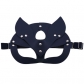 European and American personality PU leather fox mask, party masquerade decoration mask for men and women, eye mask