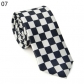 Fashion and leisure 5CM tide male and female students thin necktie, lattice polka dot stripe printing