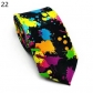 Fashion and leisure 5CM tide male and female students thin necktie, lattice polka dot stripe printing